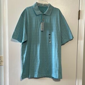 Van Heusen Men's Teal Polo Shirt